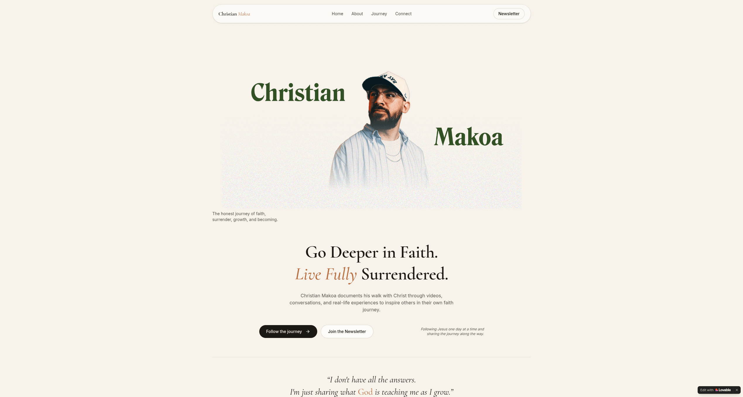 Homepage preview of Christian.icu