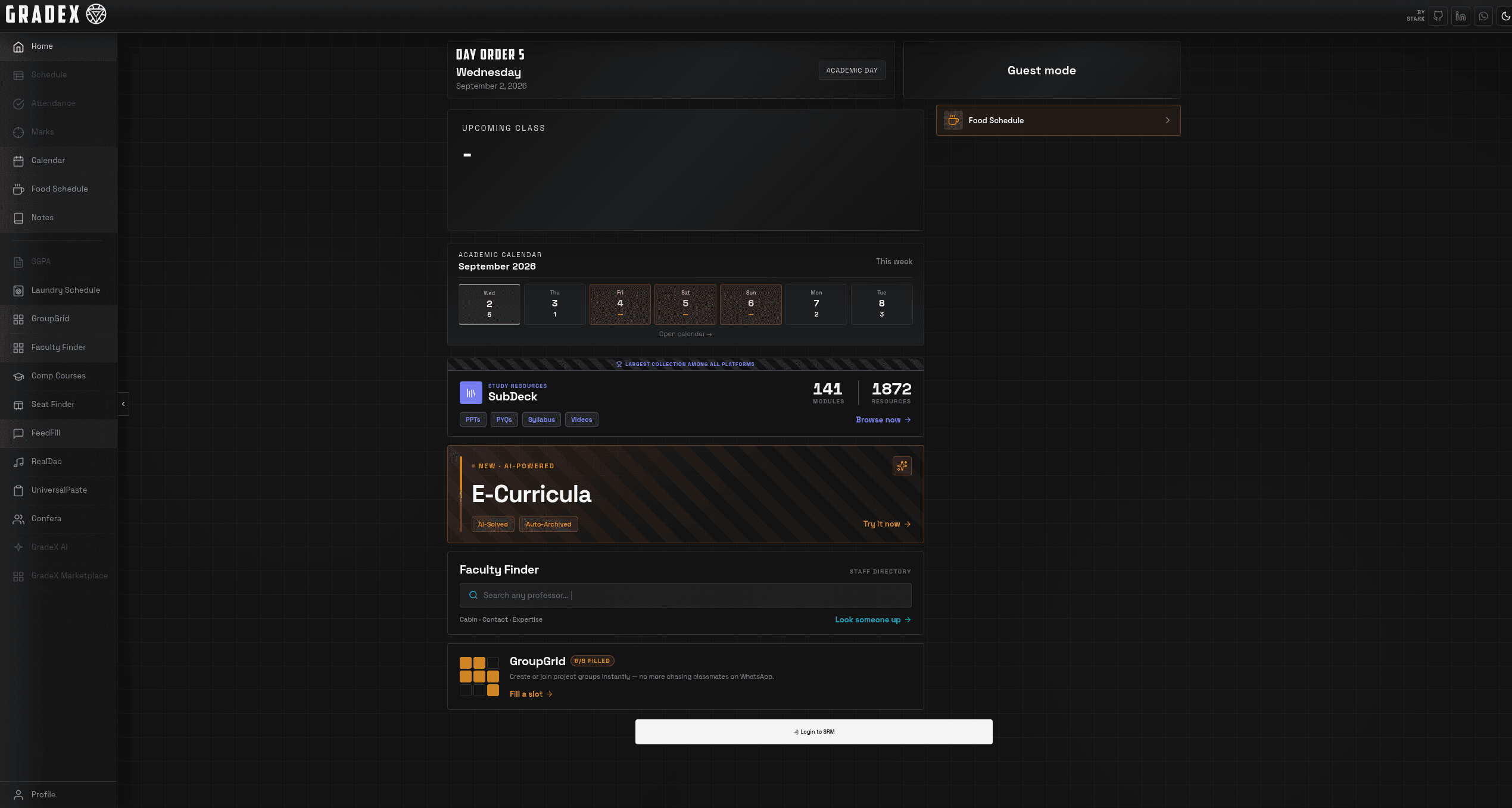 Homepage preview of GradeX.bond